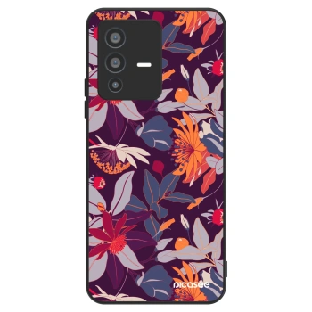Szilikon tok erre a típusra Vivo V23 5G - Purple Leaf