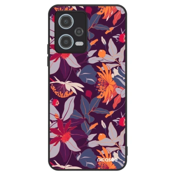 Szilikon tok erre a típusra Xiaomi Redmi Note 12 5G - Purple Leaf