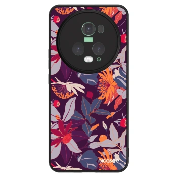 Szilikon tok erre a típusra Honor Magic5 Pro - Purple Leaf