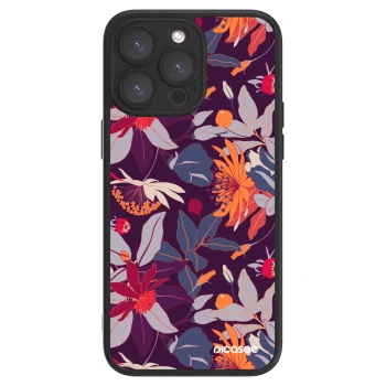 Picasee ULTIMATE CASE MagSafe Apple iPhone 15 Pro Max - készülékre - Purple Leaf