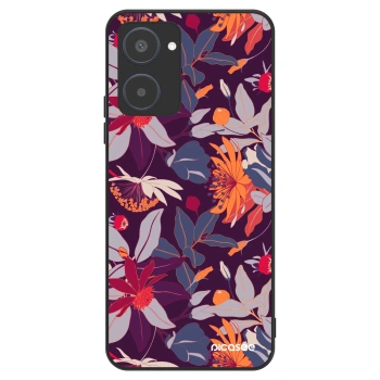 Szilikon tok erre a típusra Realme 10 4G - Purple Leaf