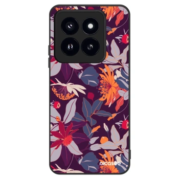 Szilikon tok erre a típusra Xiaomi 14 Pro - Purple Leaf