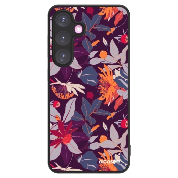 Picasee ULTIMATE CASE Samsung Galaxy S24+ S926B 5G - készülékre - Purple Leaf