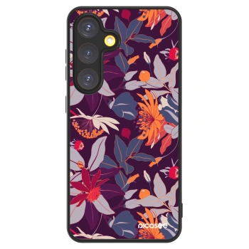 Picasee ULTIMATE CASE Samsung Galaxy S24 S921B 5G - készülékre - Purple Leaf