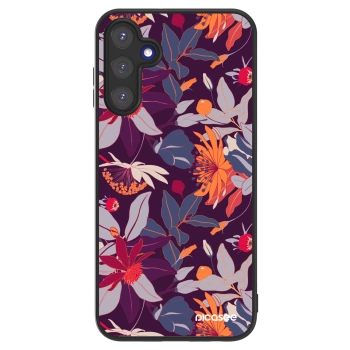 Picasee ULTIMATE CASE Samsung Galaxy A15 A155F 4G - készülékre - Purple Leaf