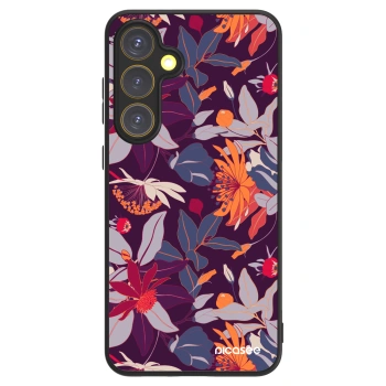 Picasee ULTIMATE CASE PowerShare Samsung Galaxy S24 FE S721B - készülékre - Purple Leaf