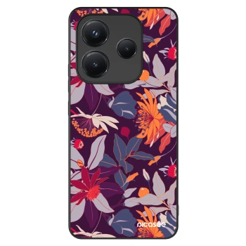 Picasee ULTIMATE CASE Xiaomi Redmi Note 14 5G - készülékre - Purple Leaf