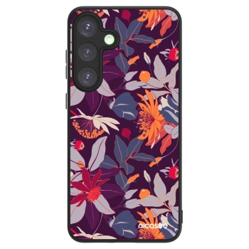 Picasee ULTIMATE CASE PowerShare Samsung Galaxy S25+ 5G - készülékre - Purple Leaf