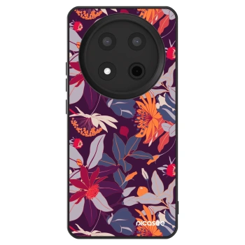 Szilikon tok erre a típusra Honor Magic7 Lite 5G - Purple Leaf