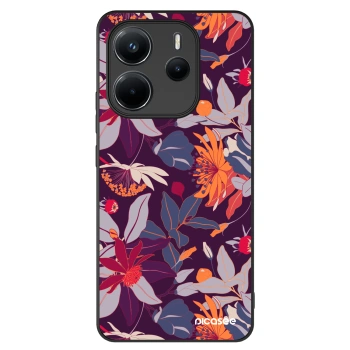 Picasee ULTIMATE CASE Xiaomi Redmi Note 14 4G - készülékre - Purple Leaf