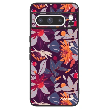 Picasee ULTIMATE CASE Google Pixel 8 Pro - készülékre - Purple Leaf