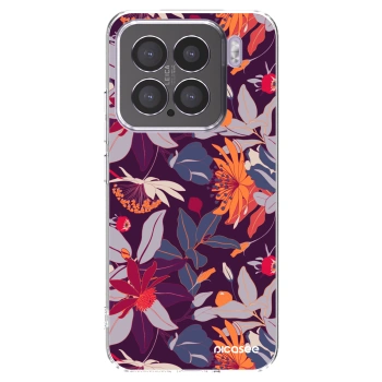 Picasee átlátszó szilikon tok az alábbi mobiltelefonokra Xiaomi 15 - Purple Leaf