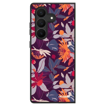 Szilikon tok erre a típusra Samsung Galaxy Z Fold7 5G - Purple Leaf