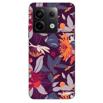 Szilikon tok erre a típusra Xiaomi Redmi Note 13 Pro 5G - Purple Leaf
