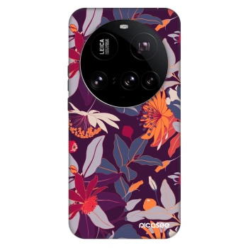 Szilikon tok erre a típusra Xiaomi 15 Ultra - Purple Leaf