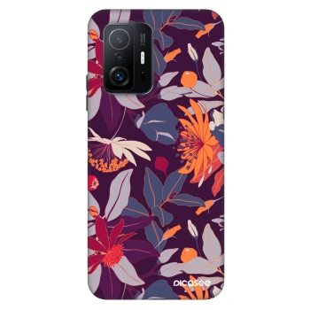 Szilikon tok erre a típusra Xiaomi 11T Pro - Purple Leaf