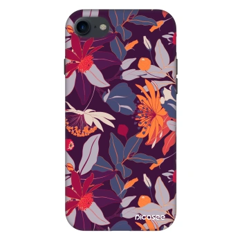 Szilikon tok erre a típusra Apple iPhone 7 - Purple Leaf