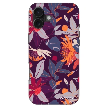 Szilikon tok erre a típusra Apple iPhone 16 Plus - Purple Leaf