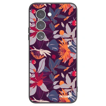 Picasee fekete szilikon tok az alábbi mobiltelefonokra Xiaomi Redmi 15 5G - Purple Leaf