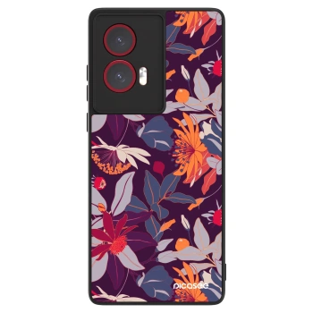 Szilikon tok erre a típusra Motorola Edge 50 Fusion - Purple Leaf