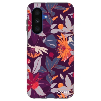 Szilikon tok erre a típusra Samsung Galaxy A17 5G - Purple Leaf