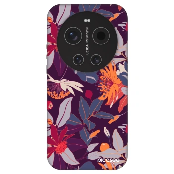 Szilikon tok erre a típusra Xiaomi 17 Ultra - Purple Leaf