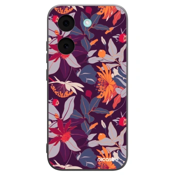 Picasee fekete szilikon tok az alábbi mobiltelefonokra Xiaomi Poco X8 Pro - Purple Leaf