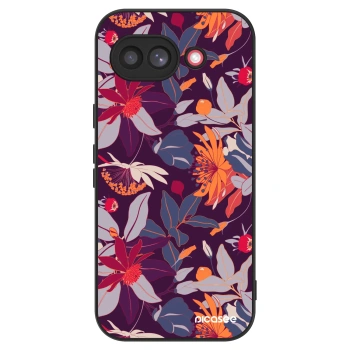 Szilikon tok erre a típusra Google Pixel 10a - Purple Leaf
