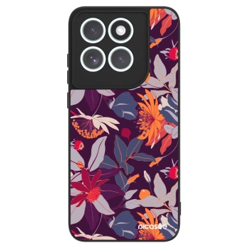 Szilikon tok erre a típusra Motorola Edge 70 Fusion - Purple Leaf