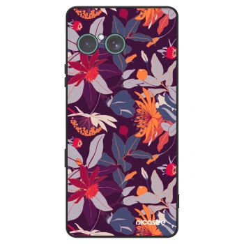 Szilikon tok erre a típusra Sony Xperia 10 VII - Purple Leaf