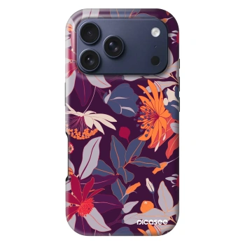 Szilikon tok erre a típusra Apple iPhone 18 Pro - Purple Leaf