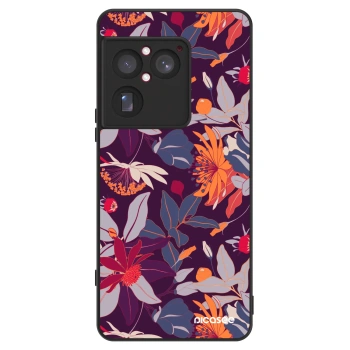 Szilikon tok erre a típusra Sony Xperia 1 VIII 5G - Purple Leaf