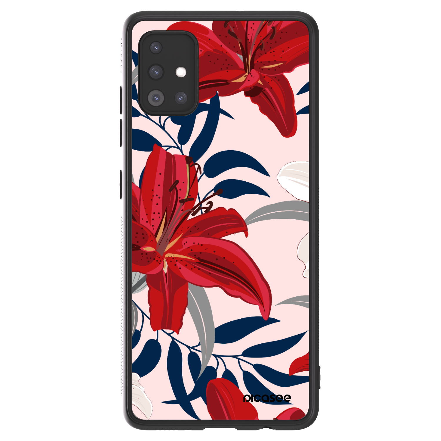 Picasee ULTIMATE CASE Samsung Galaxy A51 A515F - készülékre - Red Lily