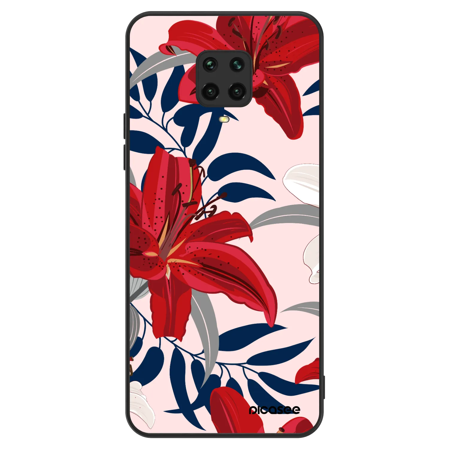Picasee ULTIMATE CASE Xiaomi Redmi Note 9 Pro - készülékre - Red Lily