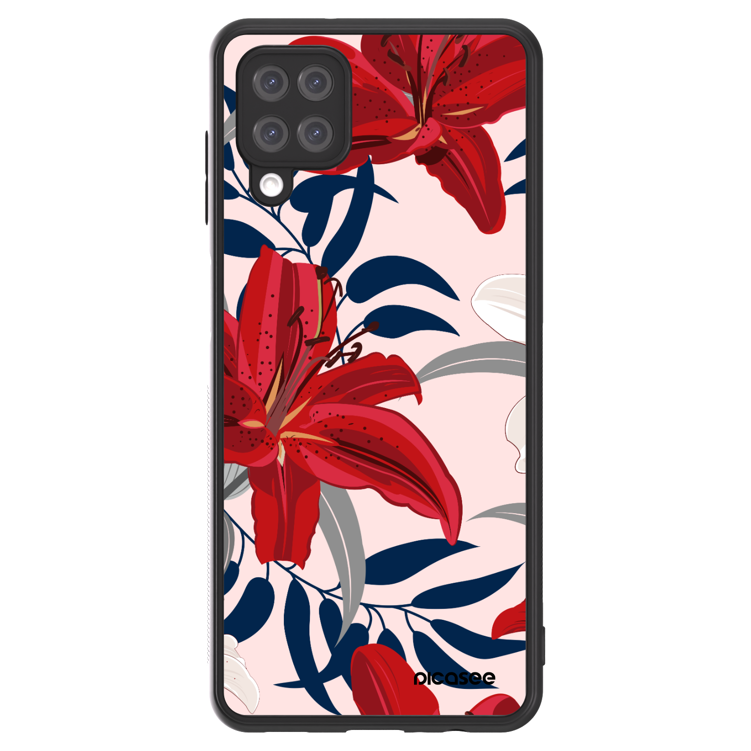 Picasee ULTIMATE CASE Samsung Galaxy A12 A125F - készülékre - Red Lily