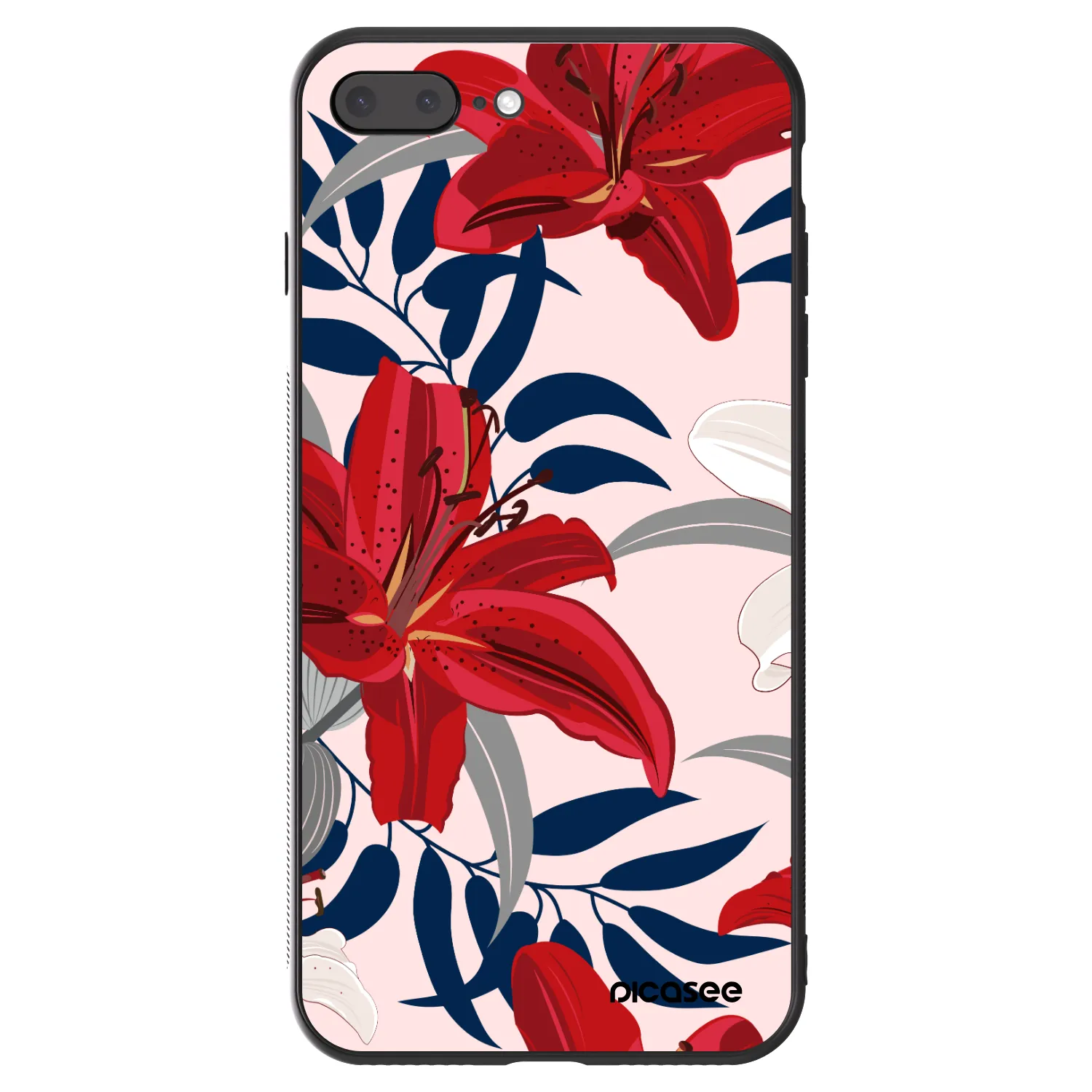 Picasee ULTIMATE CASE Apple iPhone 7 Plus - készülékre - Red Lily