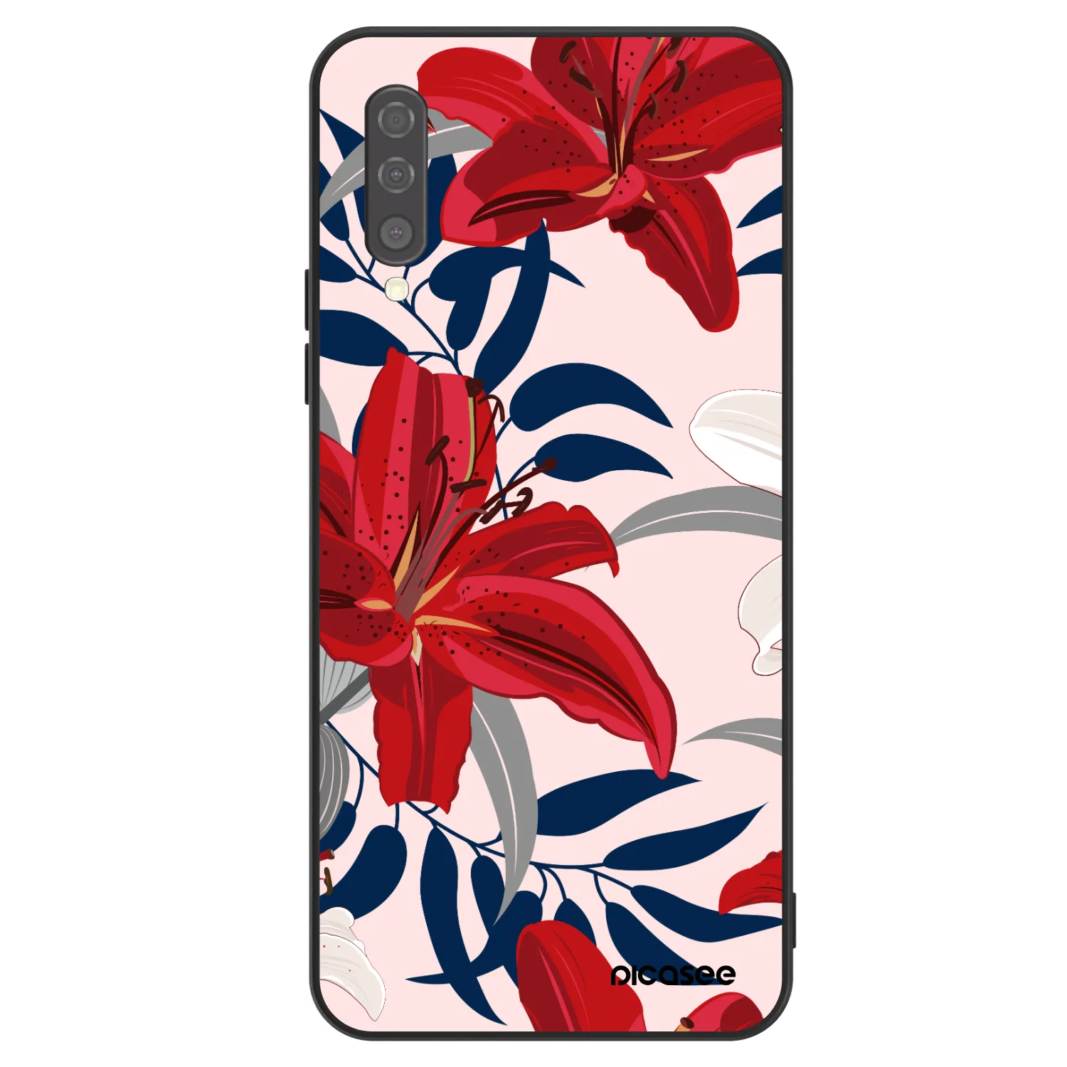 Picasee ULTIMATE CASE Samsung Galaxy A50 A505F - készülékre - Red Lily