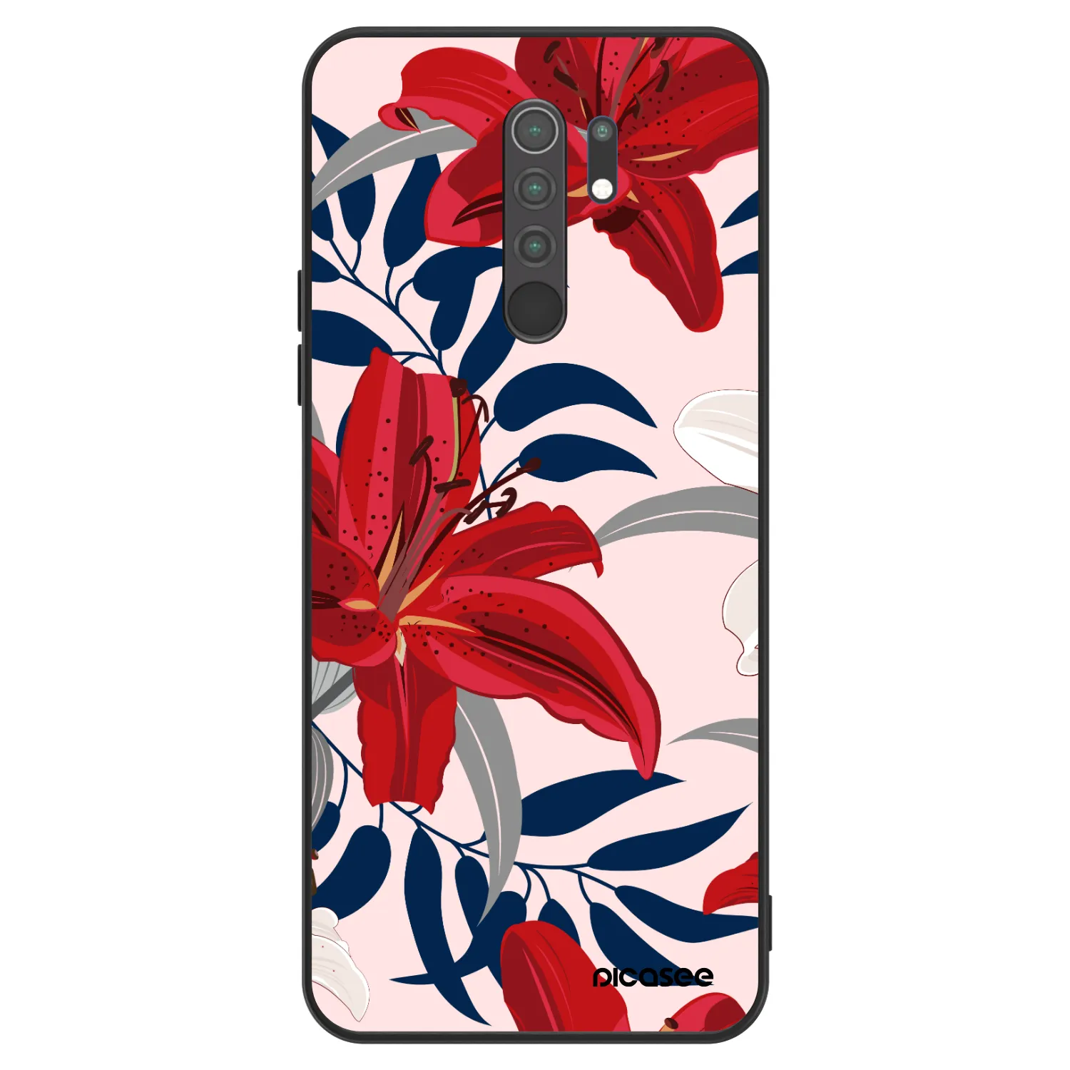 Picasee ULTIMATE CASE Xiaomi Redmi 9 - készülékre - Red Lily