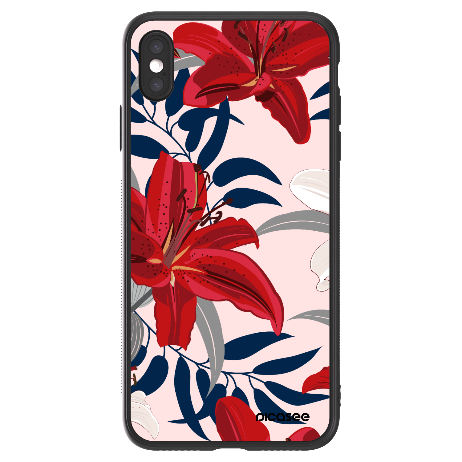 Picasee ULTIMATE CASE Apple iPhone XS Max - készülékre - Red Lily