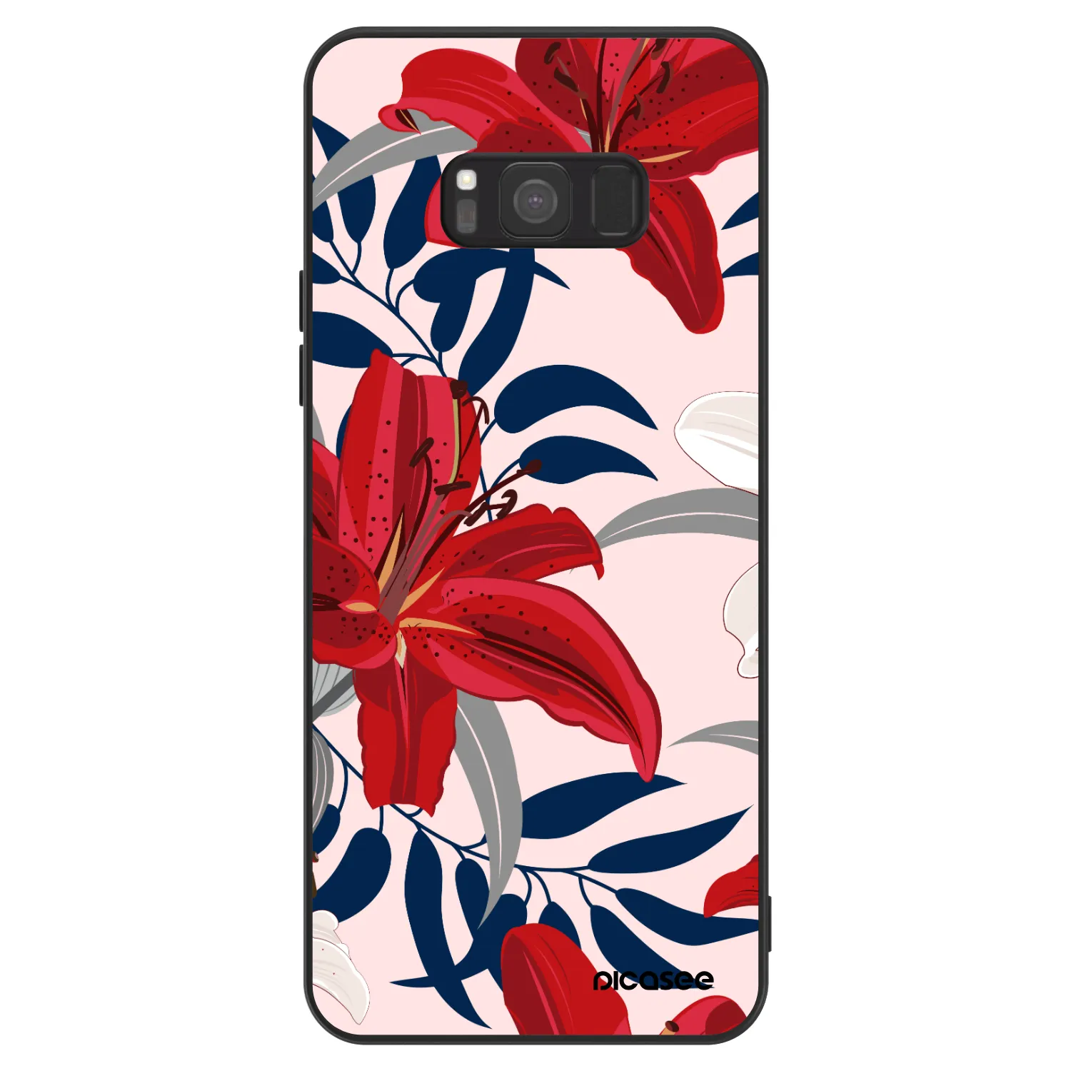 Picasee ULTIMATE CASE Samsung Galaxy S8 G950F - készülékre - Red Lily