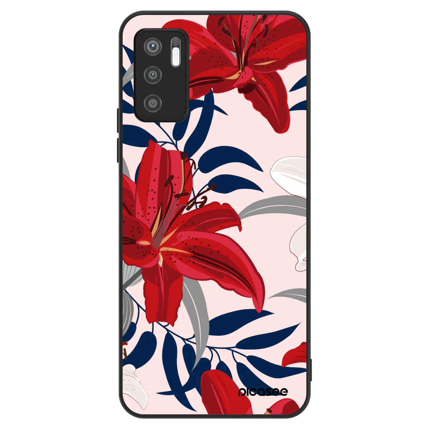 Picasee ULTIMATE CASE Xiaomi Redmi Note 10 5G - készülékre - Red Lily