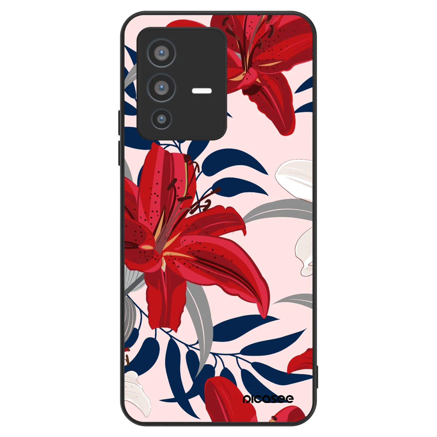 Picasee ULTIMATE CASE Vivo V23 5G - készülékre - Red Lily