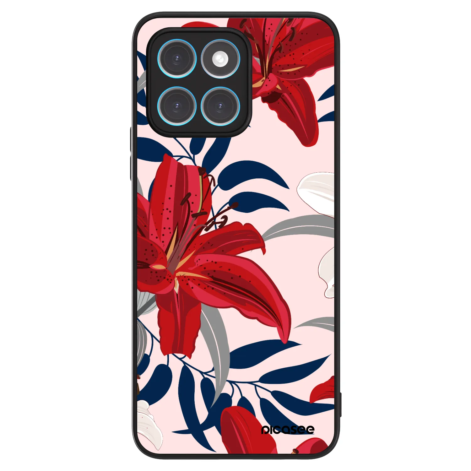 Picasee ULTIMATE CASE Honor X8 4G - készülékre - Red Lily