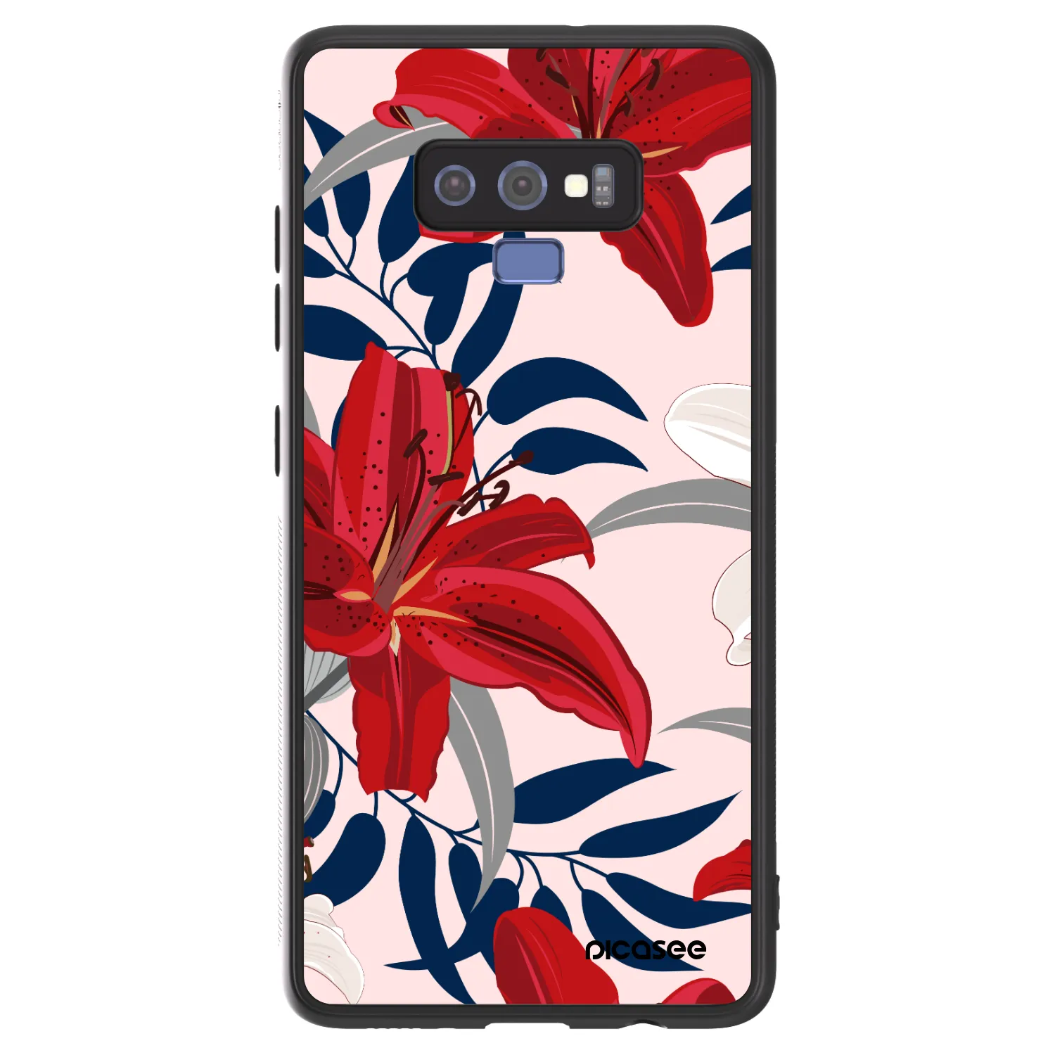 Picasee ULTIMATE CASE Samsung Galaxy Note 9 N960F - készülékre - Red Lily
