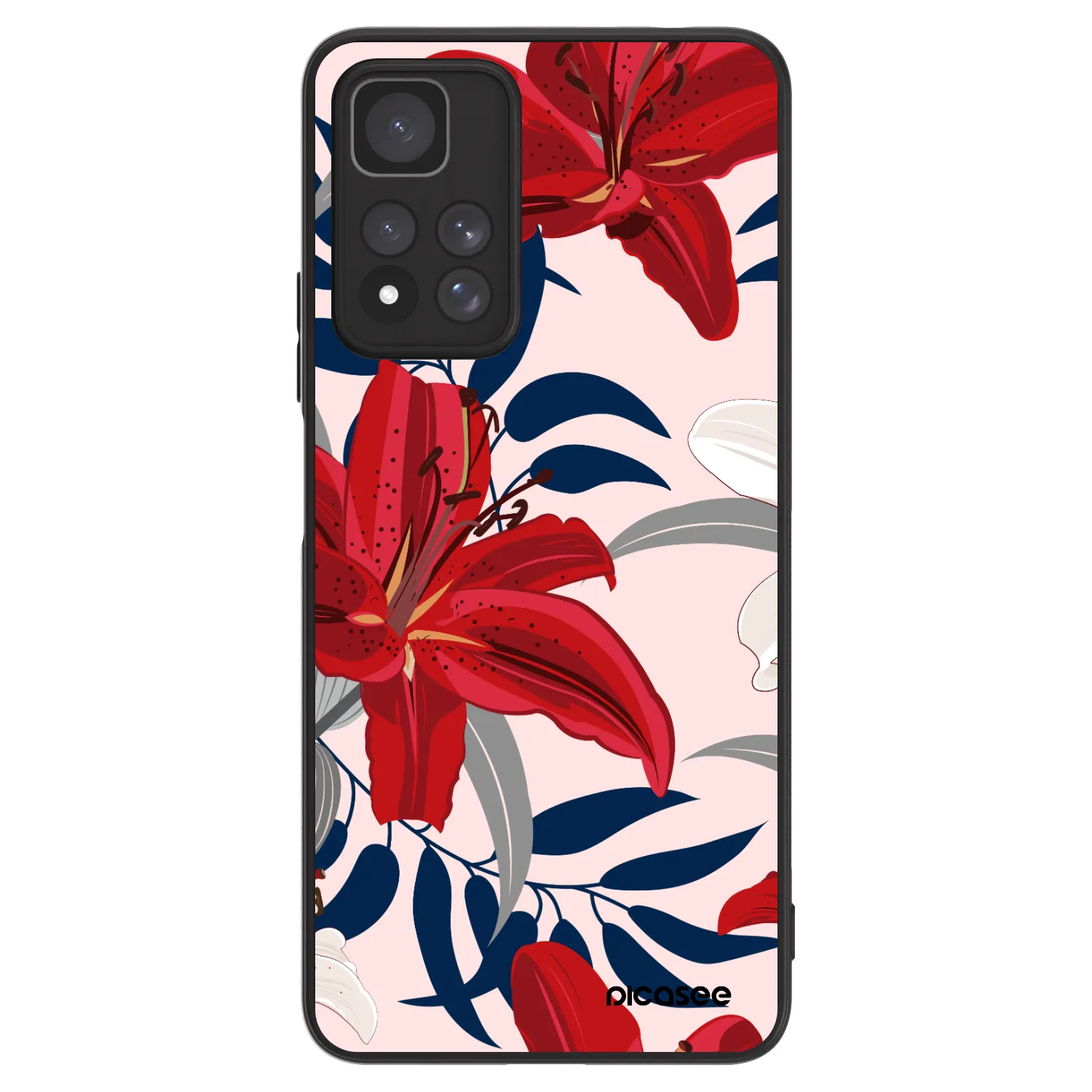 Picasee ULTIMATE CASE Xiaomi Redmi Note 11 Pro+ 5G - készülékre - Red Lily
