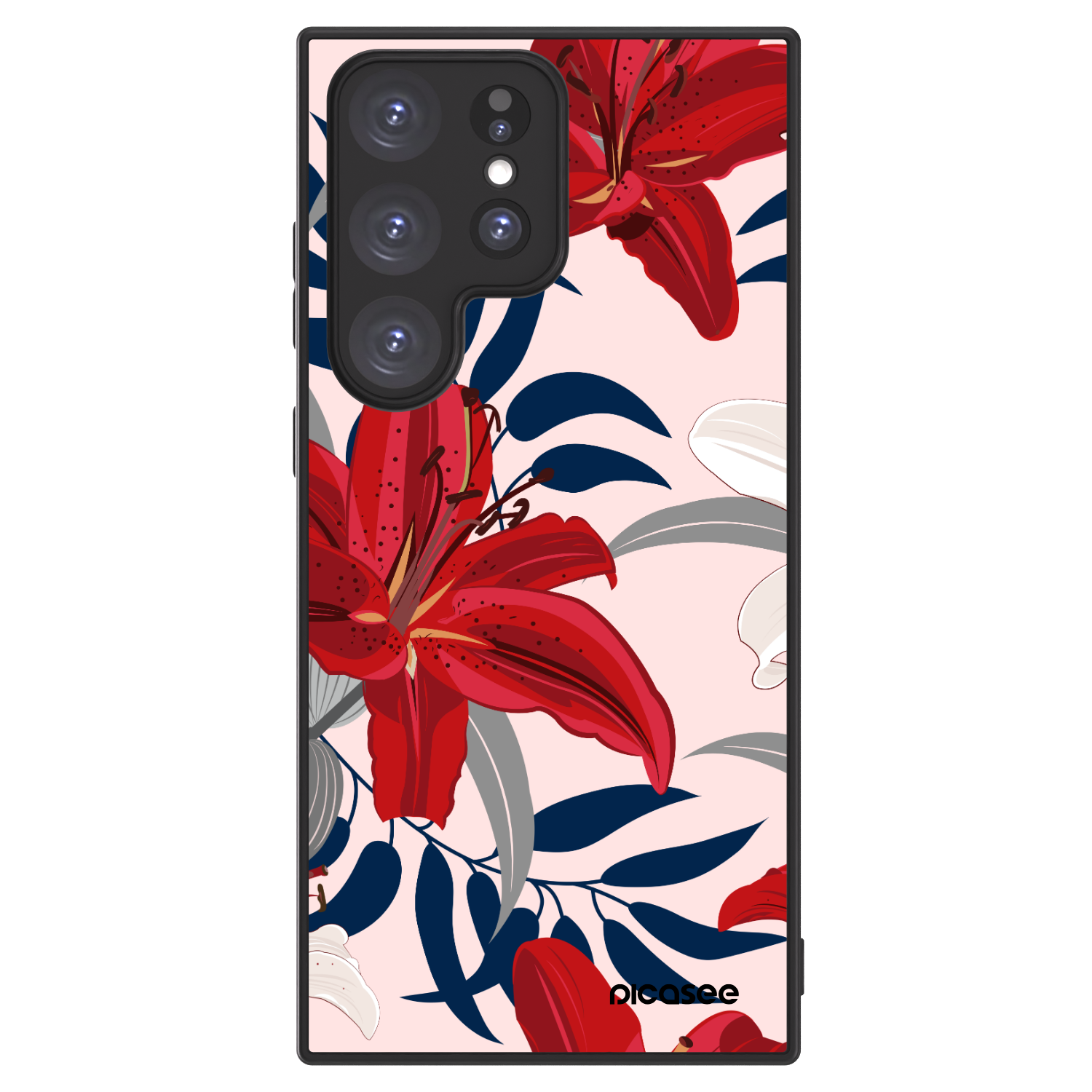 Picasee ULTIMATE CASE Samsung Galaxy S23 Ultra 5G - készülékre - Red Lily