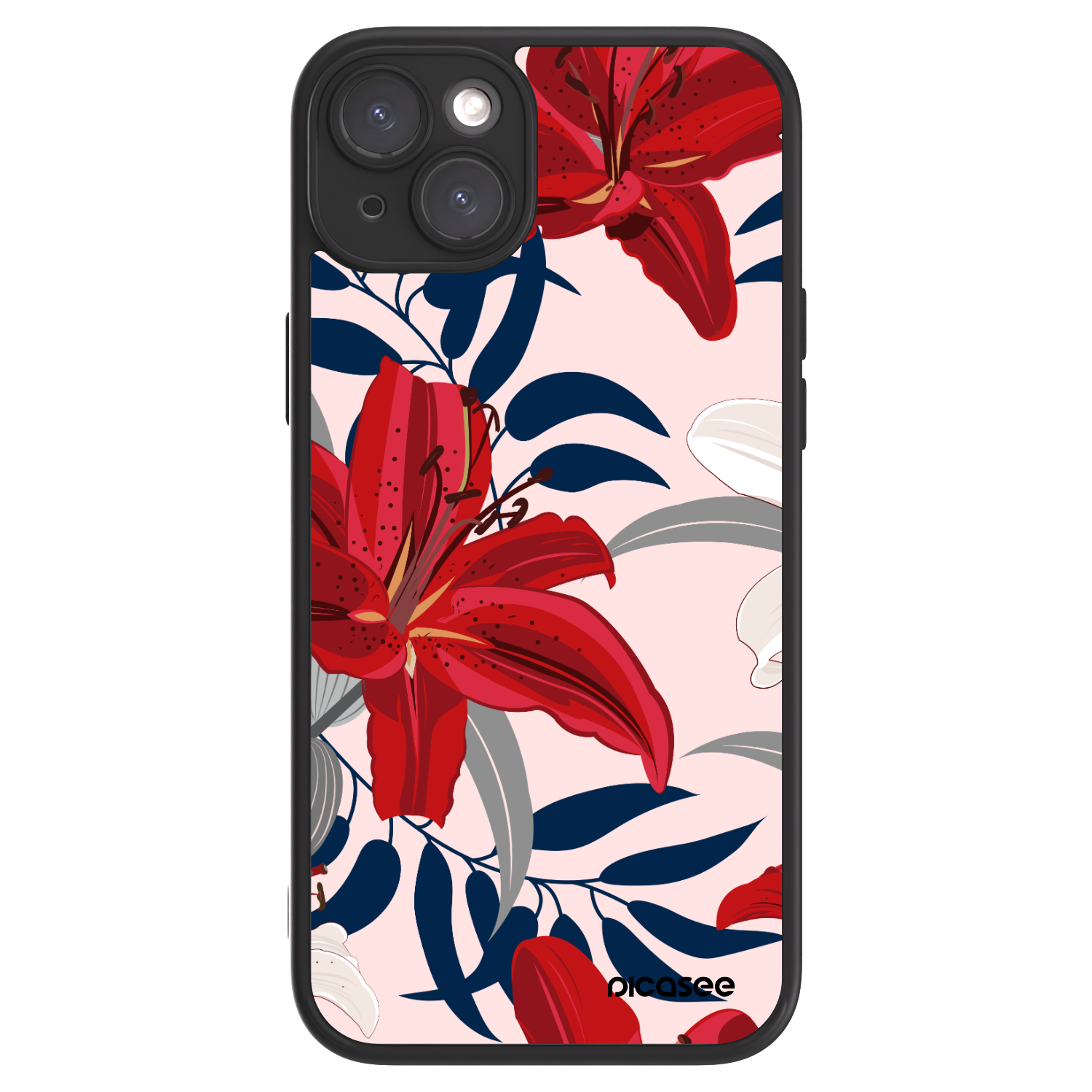 Picasee ULTIMATE CASE Apple iPhone 15 Plus - készülékre - Red Lily