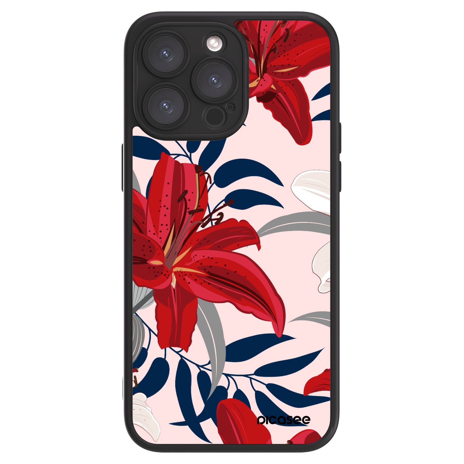 Picasee ULTIMATE CASE MagSafe Apple iPhone 15 Pro Max - készülékre - Red Lily