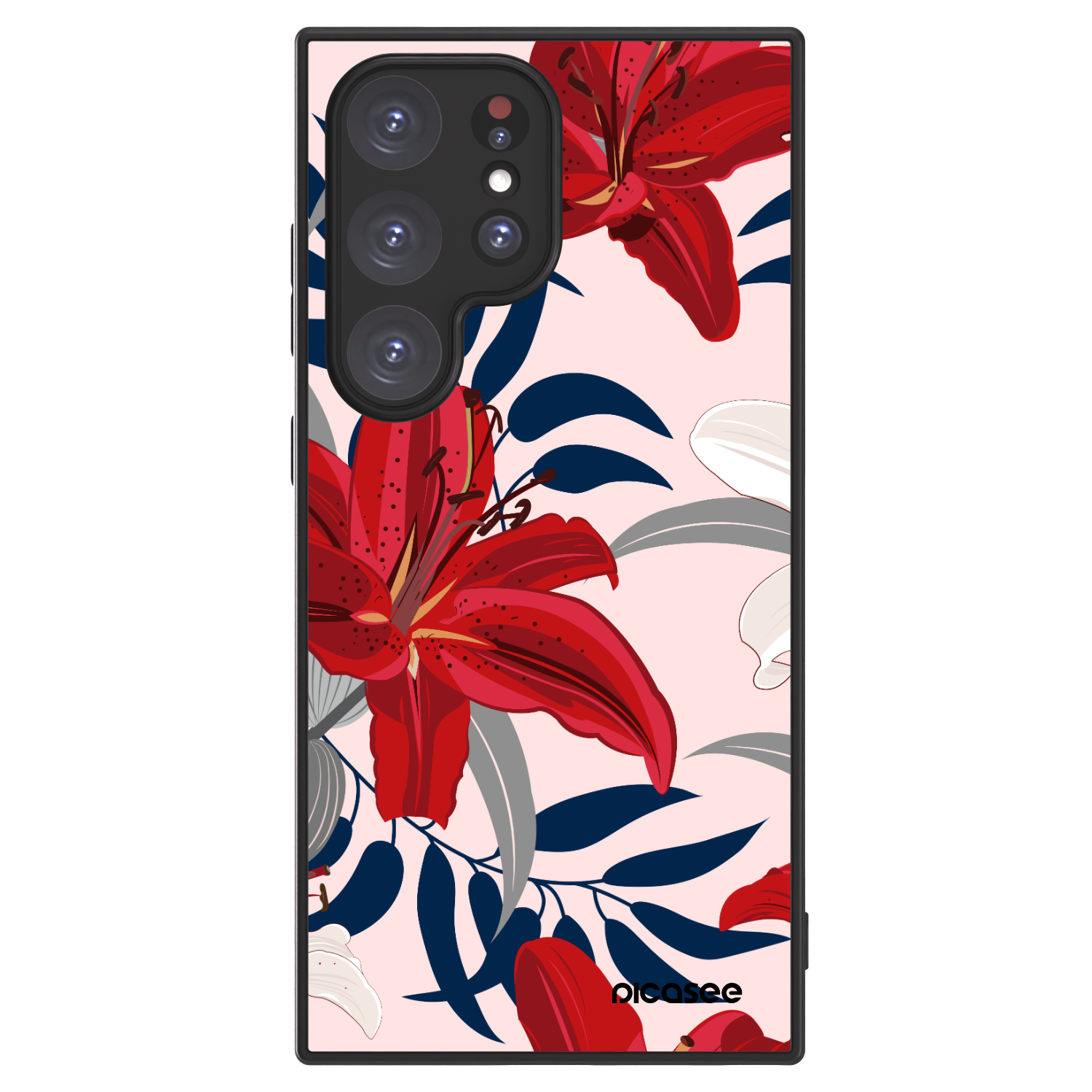 Picasee ULTIMATE CASE Samsung Galaxy S24 Ultra S928B 5G - készülékre - Red Lily