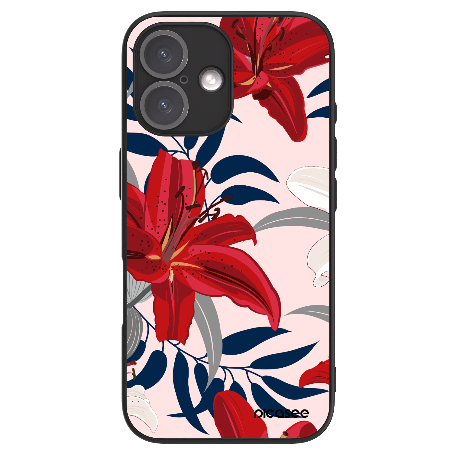 Picasee ULTIMATE CASE MagSafe Apple iPhone 16 - készülékre - Red Lily
